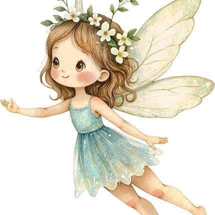 Fairy 100% Cotton Fabric Panel Block AC1380