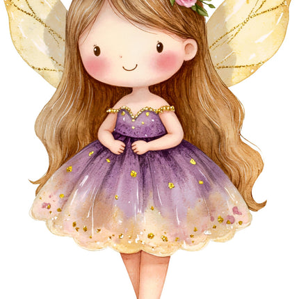 Fairy 100% Cotton Fabric Panel Block AC1420