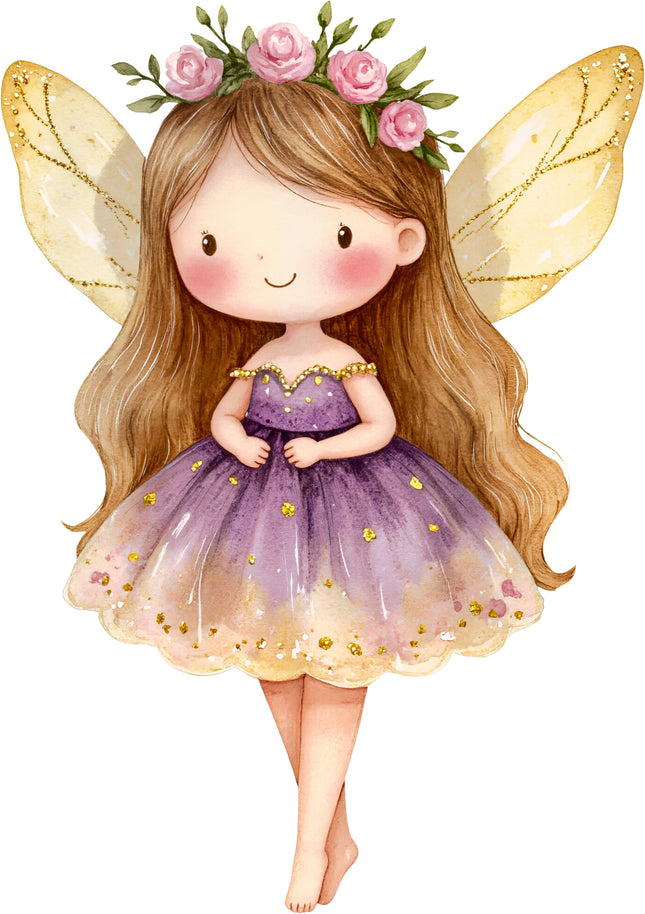 Fairy 100% Cotton Fabric Panel Block AC1420