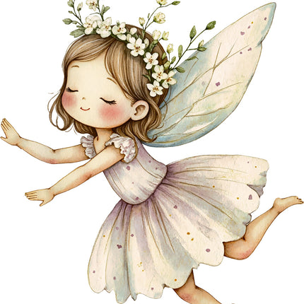 Fairy 100% Cotton Fabric Panel Block AC1440