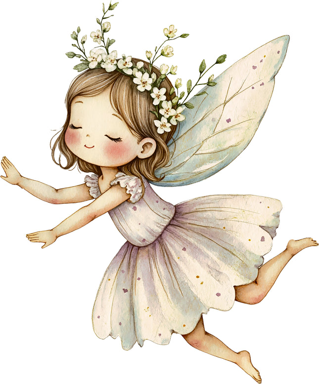 Fairy 100% Cotton Fabric Panel Block AC1440