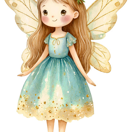 Fairy 100% Cotton Fabric Panel Block AC1450