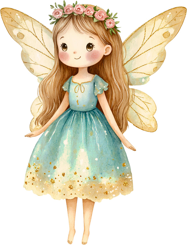 Fairy 100% Cotton Fabric Panel Block AC1450