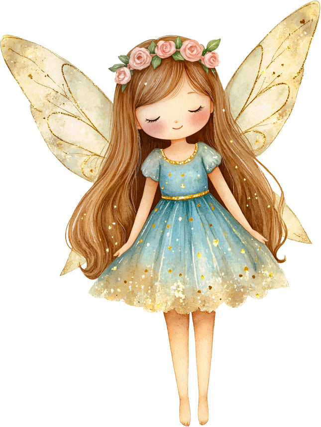 Fairy 100% Cotton Fabric Panel Block AC1460