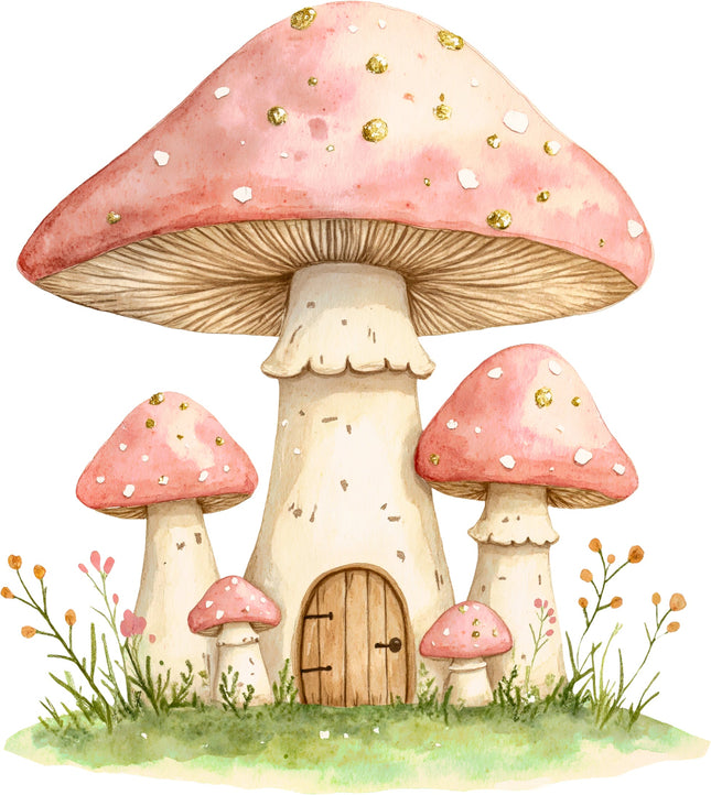 mushroom fabric panel