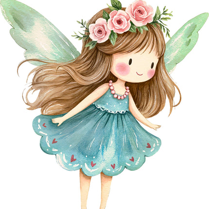 Fairy 100% Cotton Fabric Panel Block AC1520