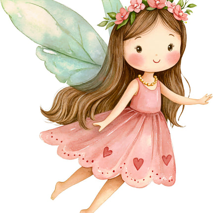Fairy 100% Cotton Fabric Panel Block AC1560
