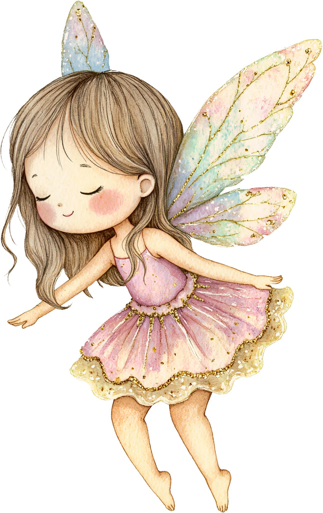 Fairy 100% Cotton Fabric Panel Block AC1600