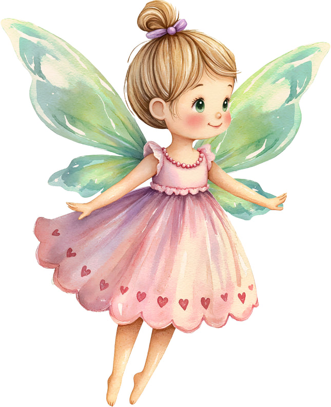 Fairy 100% Cotton Fabric Panel Block AC1630