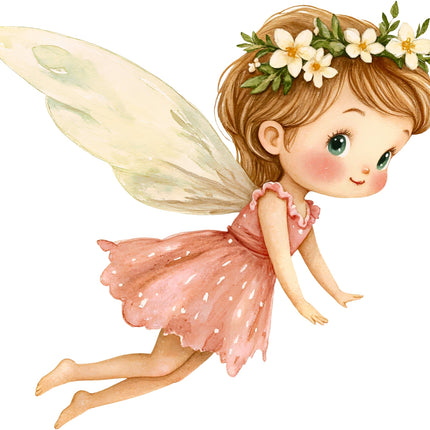 Fairy 100% Cotton Fabric Panel Block AC1650
