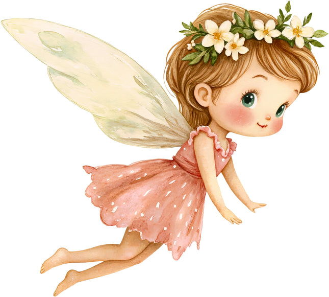 Fairy 100% Cotton Fabric Panel Block AC1650
