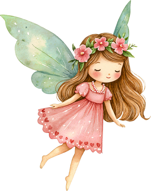 Fairy 100% Cotton Fabric Panel Block AC1680