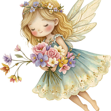Fairy 100% Cotton Fabric Panel Block AC1700