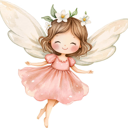 Fairy 100% Cotton Fabric Panel Block AC1730