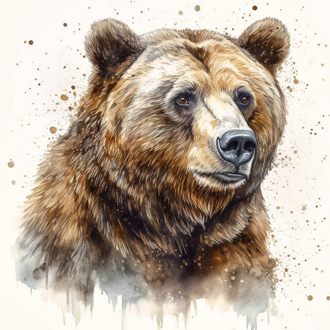 bear fabric panel