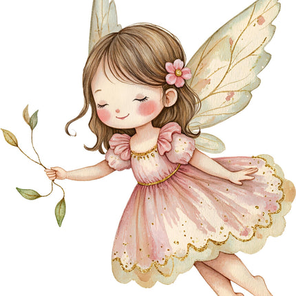 Fairy 100% Cotton Fabric Panel Block AC1740