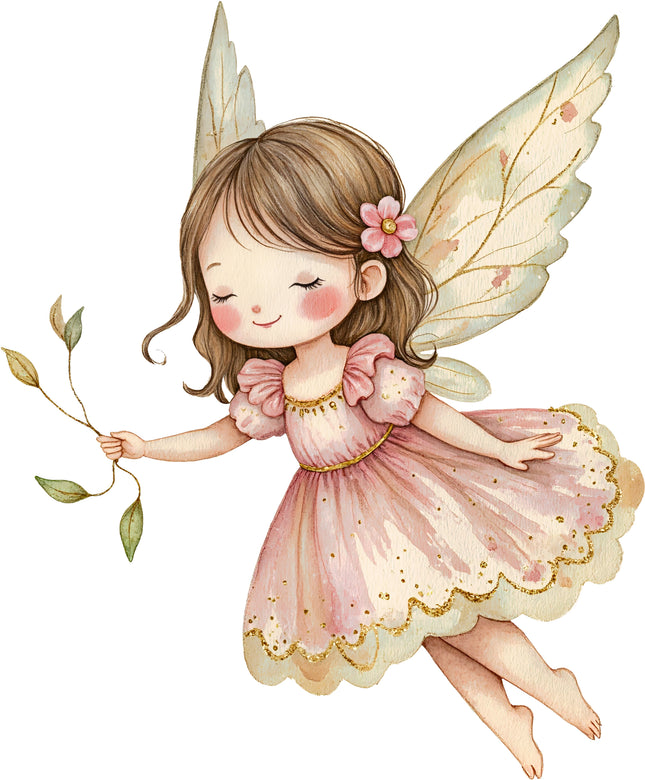 Fairy 100% Cotton Fabric Panel Block AC1740