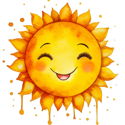 Sunshine 100% Cotton Fabric Panel Block AC177