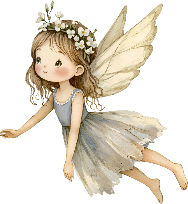 Fairy 100% Cotton Fabric Panel Block AC1800