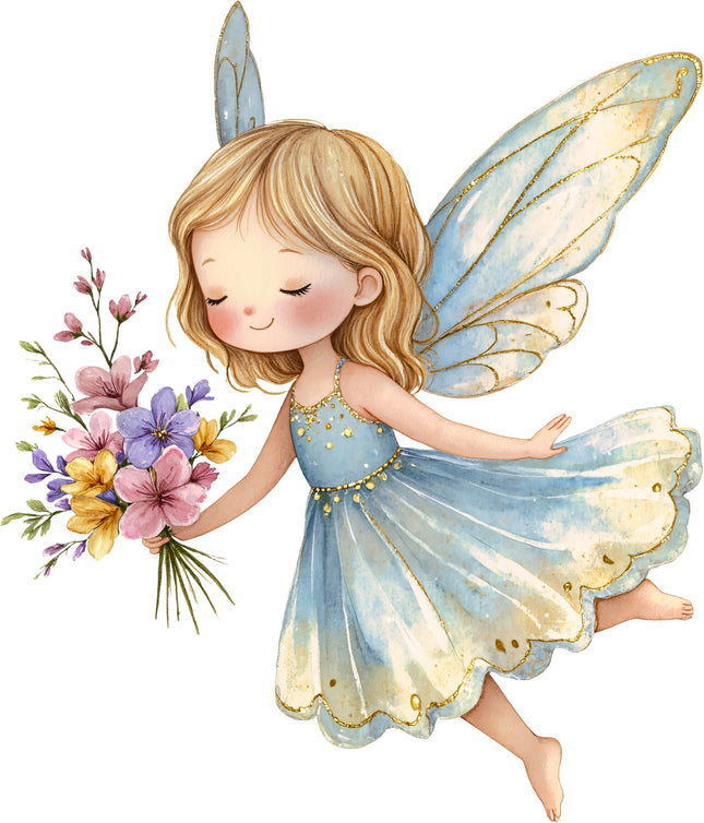 Fairy 100% Cotton Fabric Panel Block AC1810