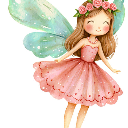 Fairy 100% Cotton Fabric Panel Block AC1820