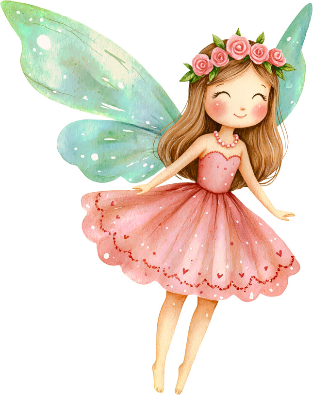 Fairy 100% Cotton Fabric Panel Block AC1820