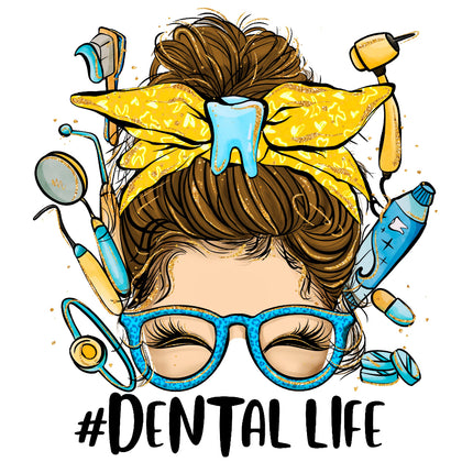 dental hygienist fabric panel 