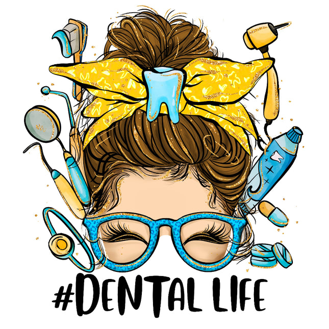 dental hygienist fabric panel 