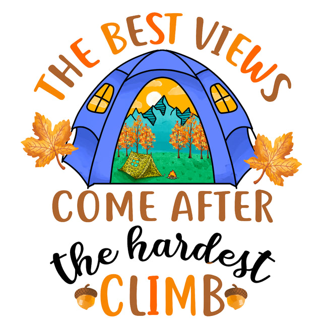 Camping 100% Cotton Fabric Panel Block AC226