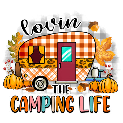 Camping 100% Cotton Fabric Panel Block AC230