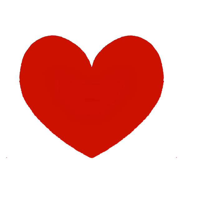 Heart 100% Cotton Fabric Panel Block AC91