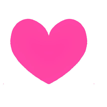 Heart 100% Cotton Fabric Panel Block AC94