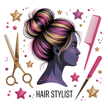 hair stylist fabric panel