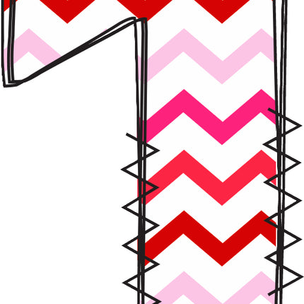 chevron number 1 fabric panel