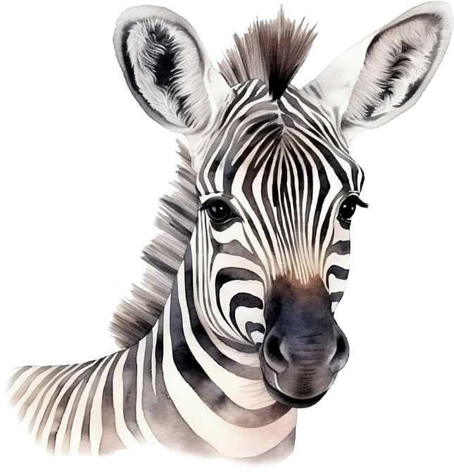Zebra fabric panel