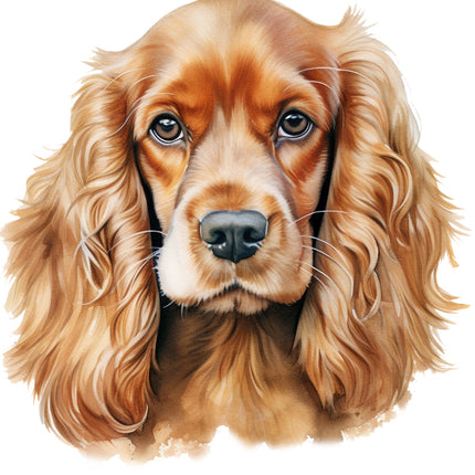 puppy dog cotton fabric panel