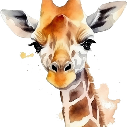 giraffe fabric panel