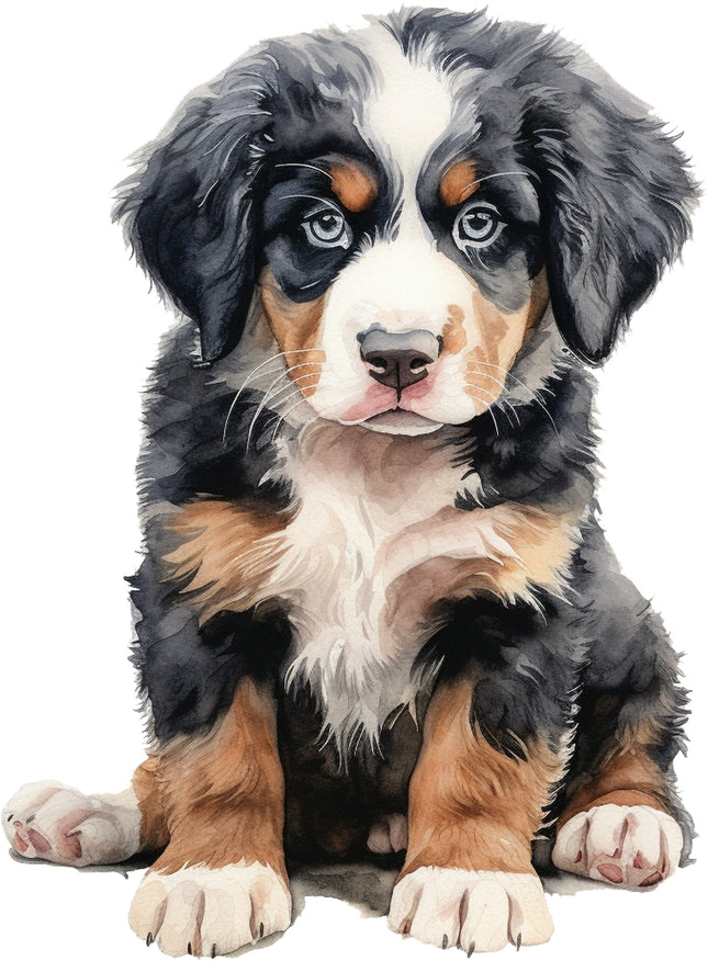 puppy dog cotton fabric panel