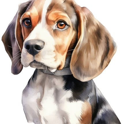 beagle dog fabric panel