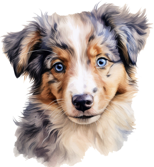 puppy dog cotton fabric panel