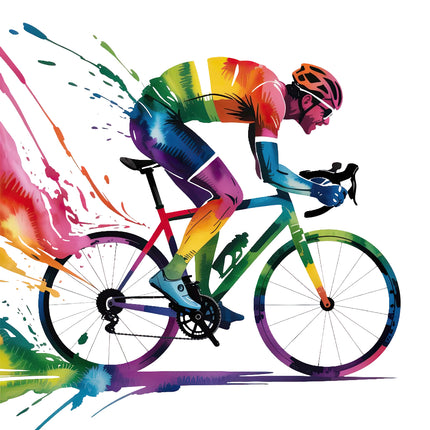 cyclist fabric panel