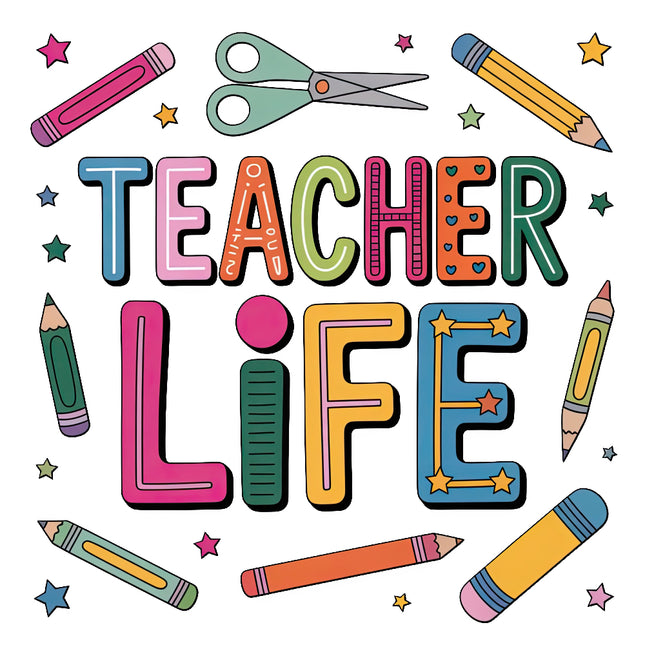teacher life fabric panel