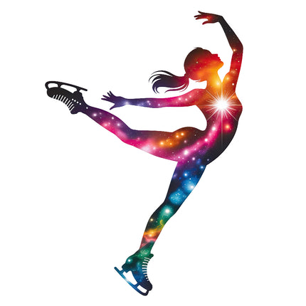 figure skater fabric panel