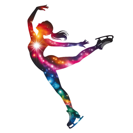 figure skater fabric panel