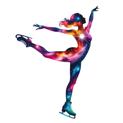 figure skater fabric panel