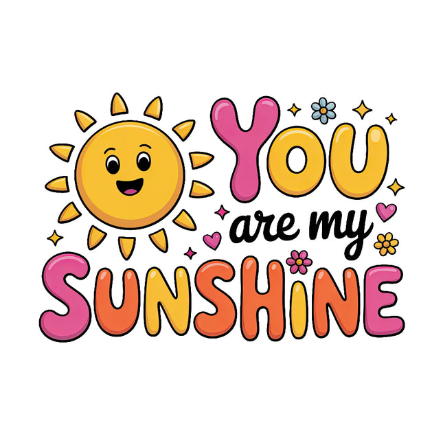 you are my sunshine fabric panel