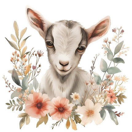 goat fabric panel