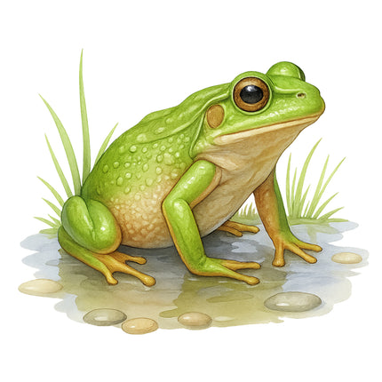 frog cotton quilt block