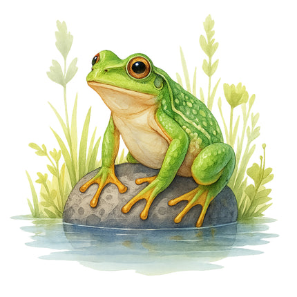 frog cotton quilt block