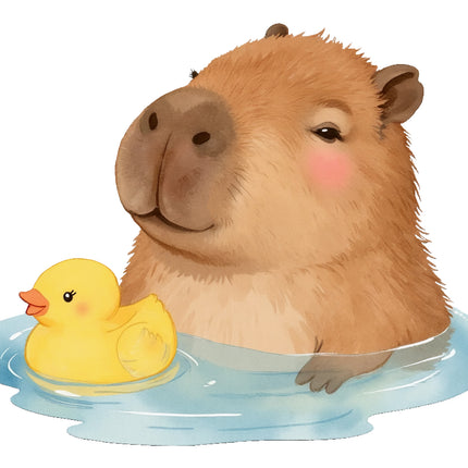 Capybara quilt block